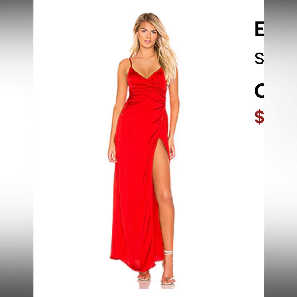REVOLVE superdown Slit Dress in Red M